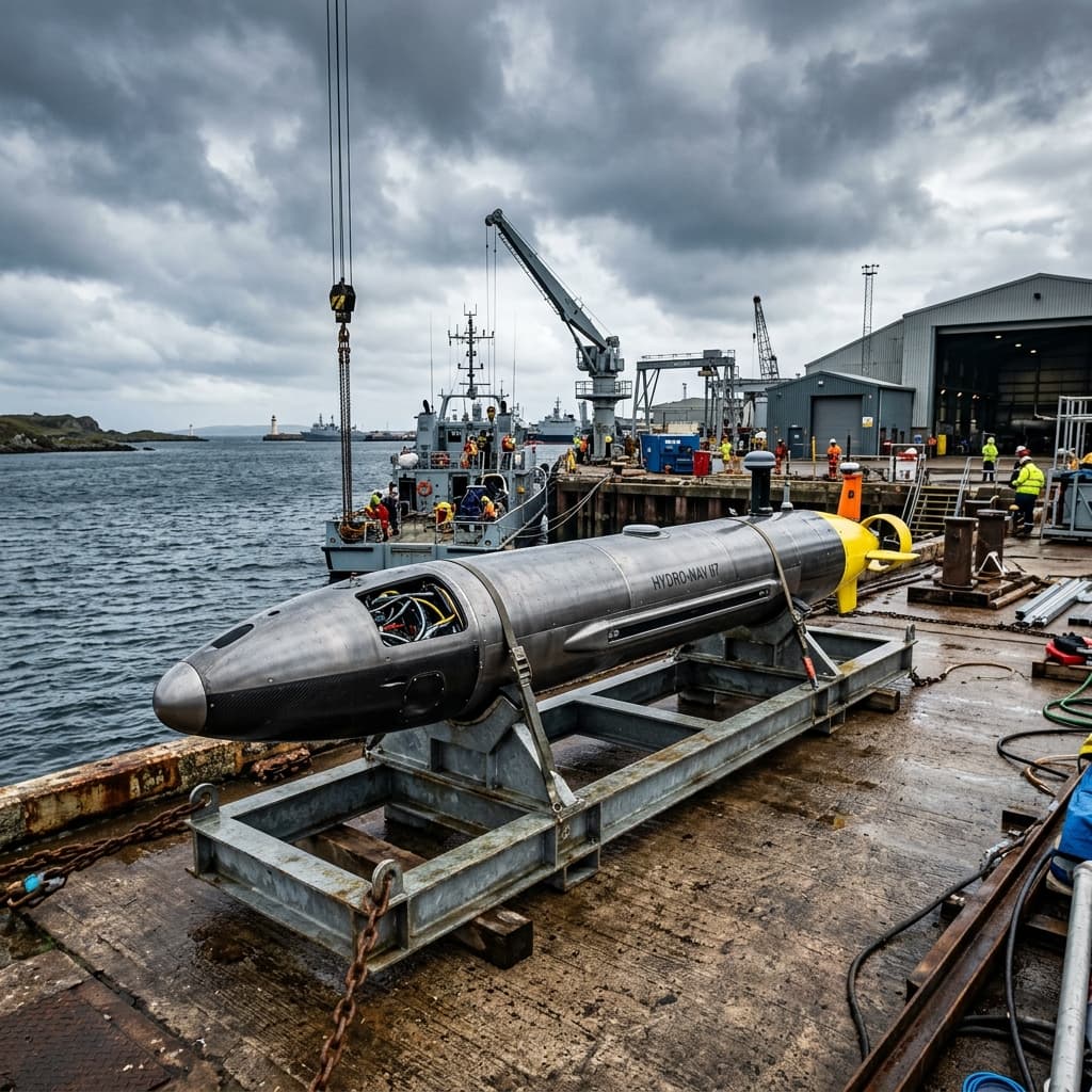 Subsea autonomous hydrographic surveying naval drone
